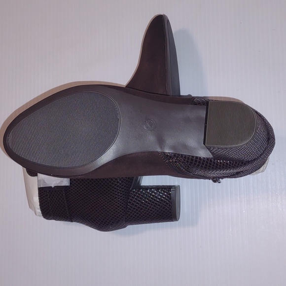 KAREN SCOTT Ivyy Mixed Media Chocolate Booties - Picture 12 of 15